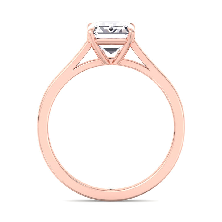 Emerald Cut Solitaire Engagement Ring