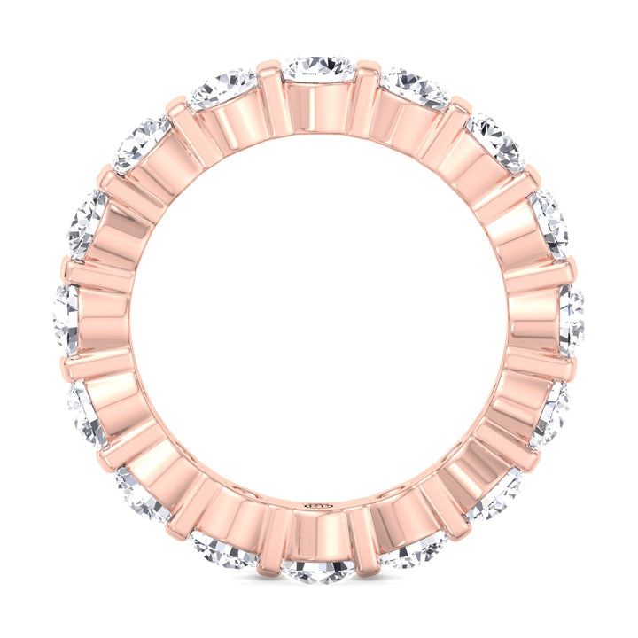 Round Cut Bar Set Eternity Band