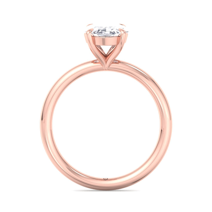 Oval Cut Solitaire Engagement Ring
