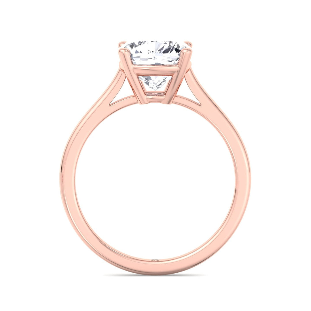 Cushion Cut Solitaire Engagement Ring