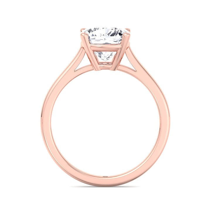 Cushion Cut Solitaire Engagement Ring