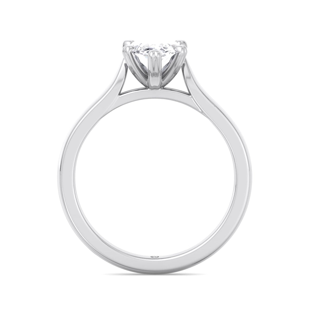 Marquise Cut Solitaire Engagement Ring