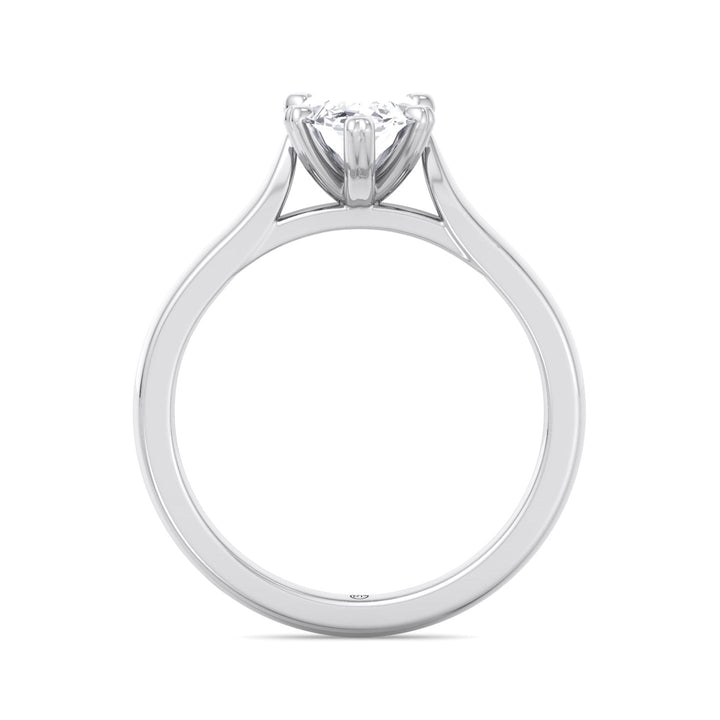 Marquise Cut Solitaire Engagement Ring