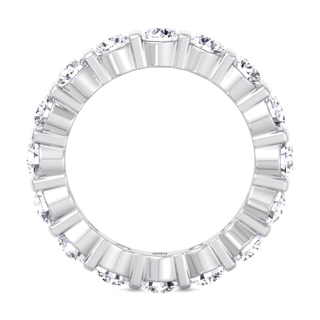 Round Cut Bar Set Eternity Band