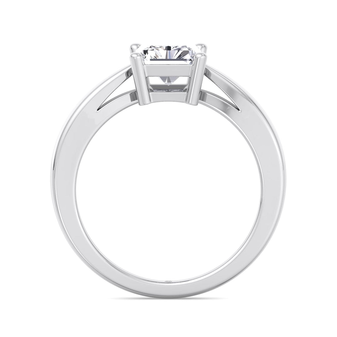 Radiant Cut Solitaire Engagement Ring