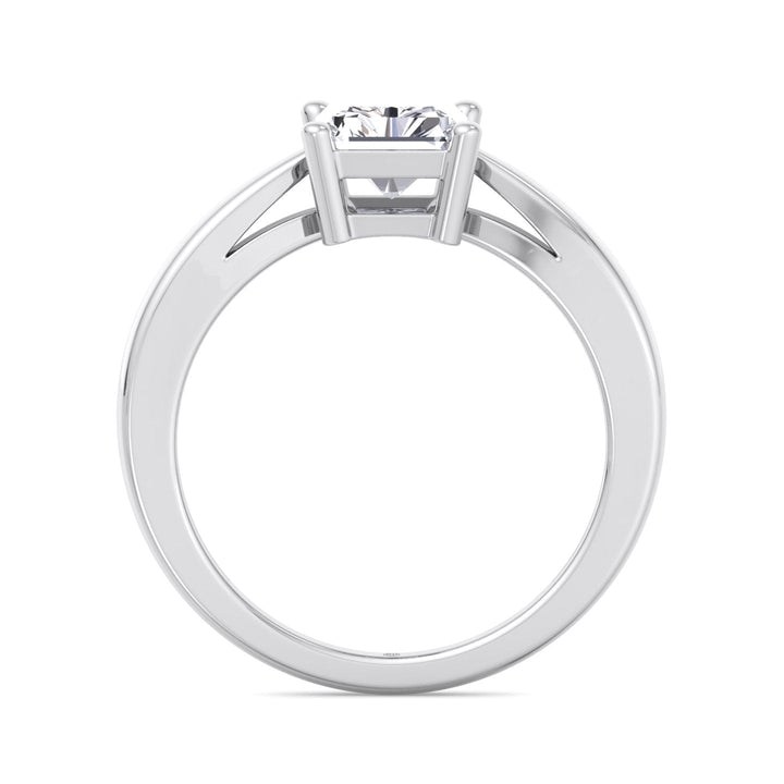 Radiant Cut Solitaire Engagement Ring