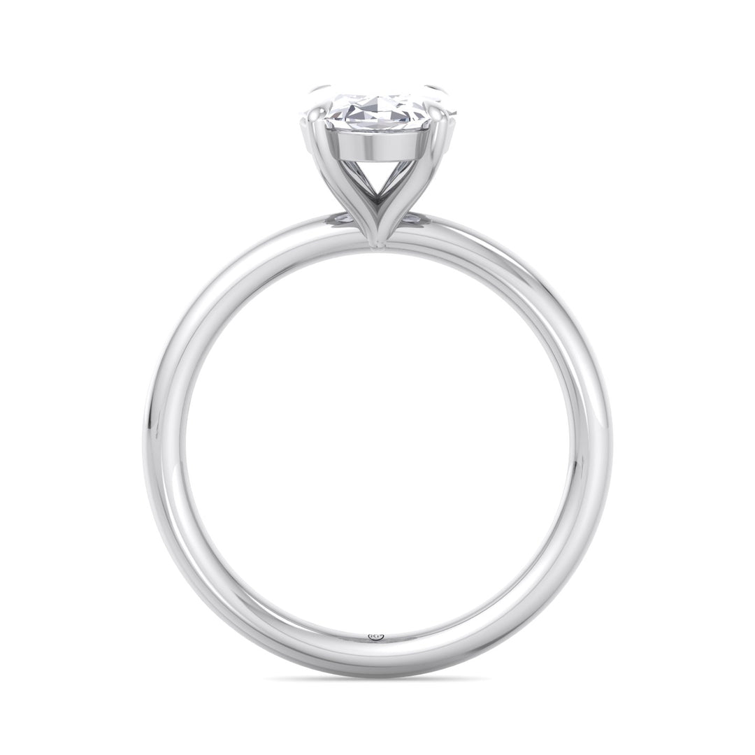Oval Cut Solitaire Engagement Ring