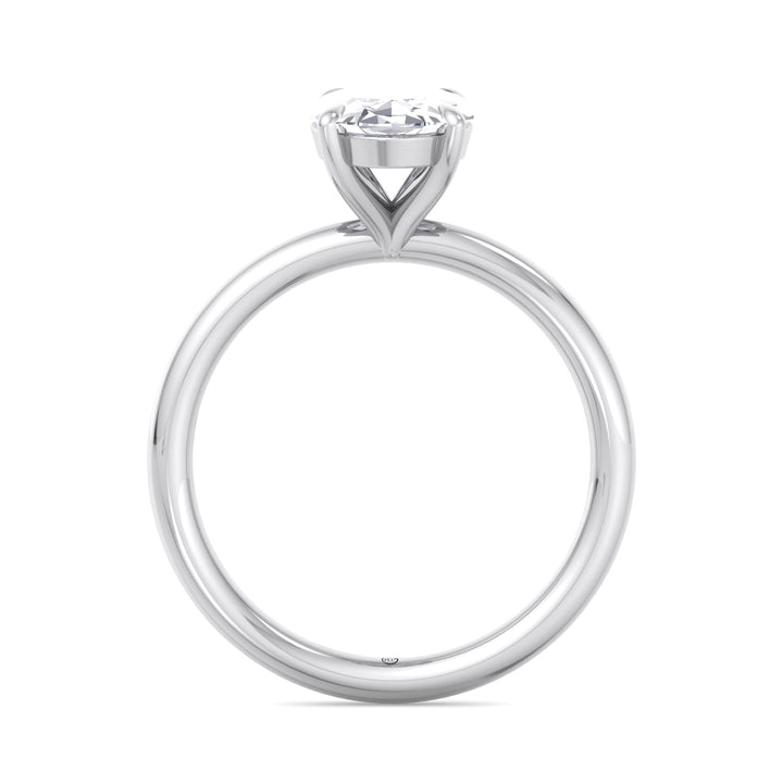 Oval Cut Solitaire Engagement Ring