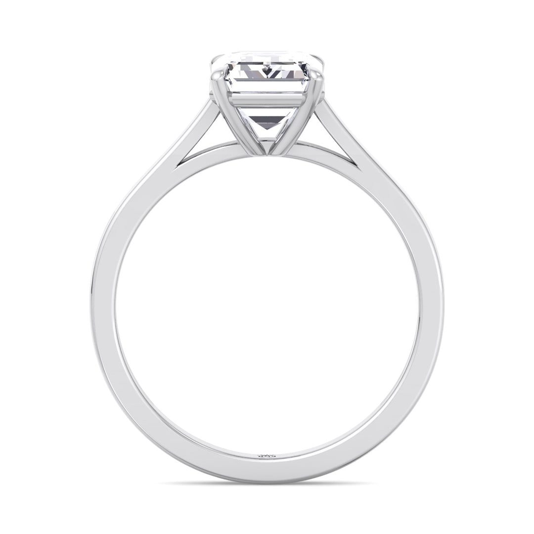 Emerald Cut Solitaire Engagement Ring