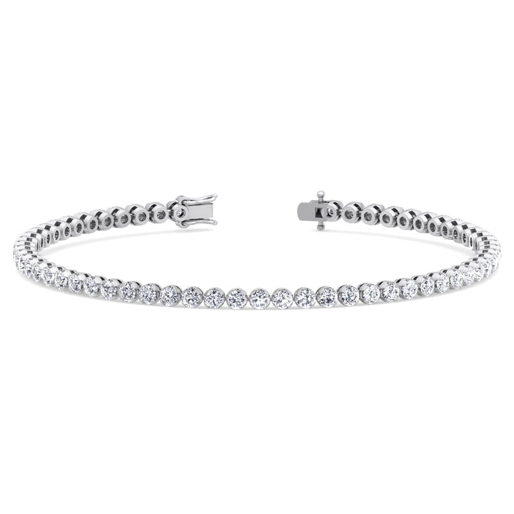 5CT Tennis Bracelet Round Cut