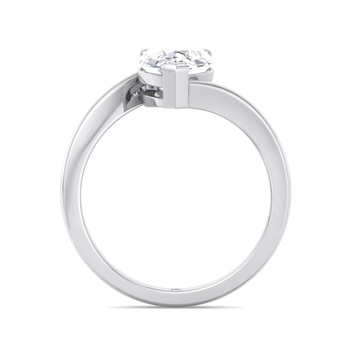 Pear Shape Solitaire Engagement Ring