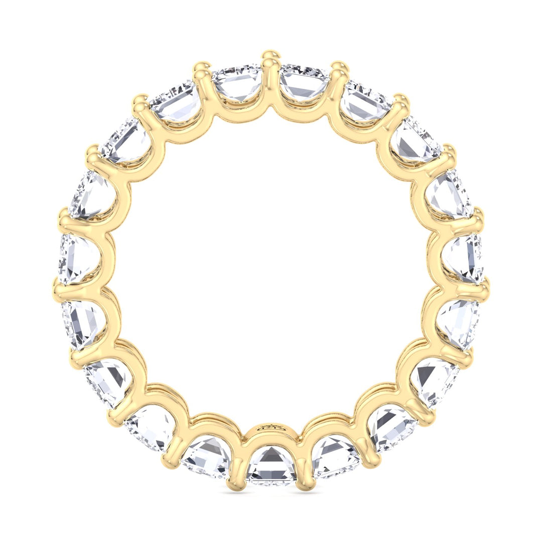 Emerald Cut Eternity Band - U Prong Setting