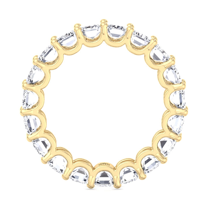Emerald Cut Eternity Band - U Prong Setting