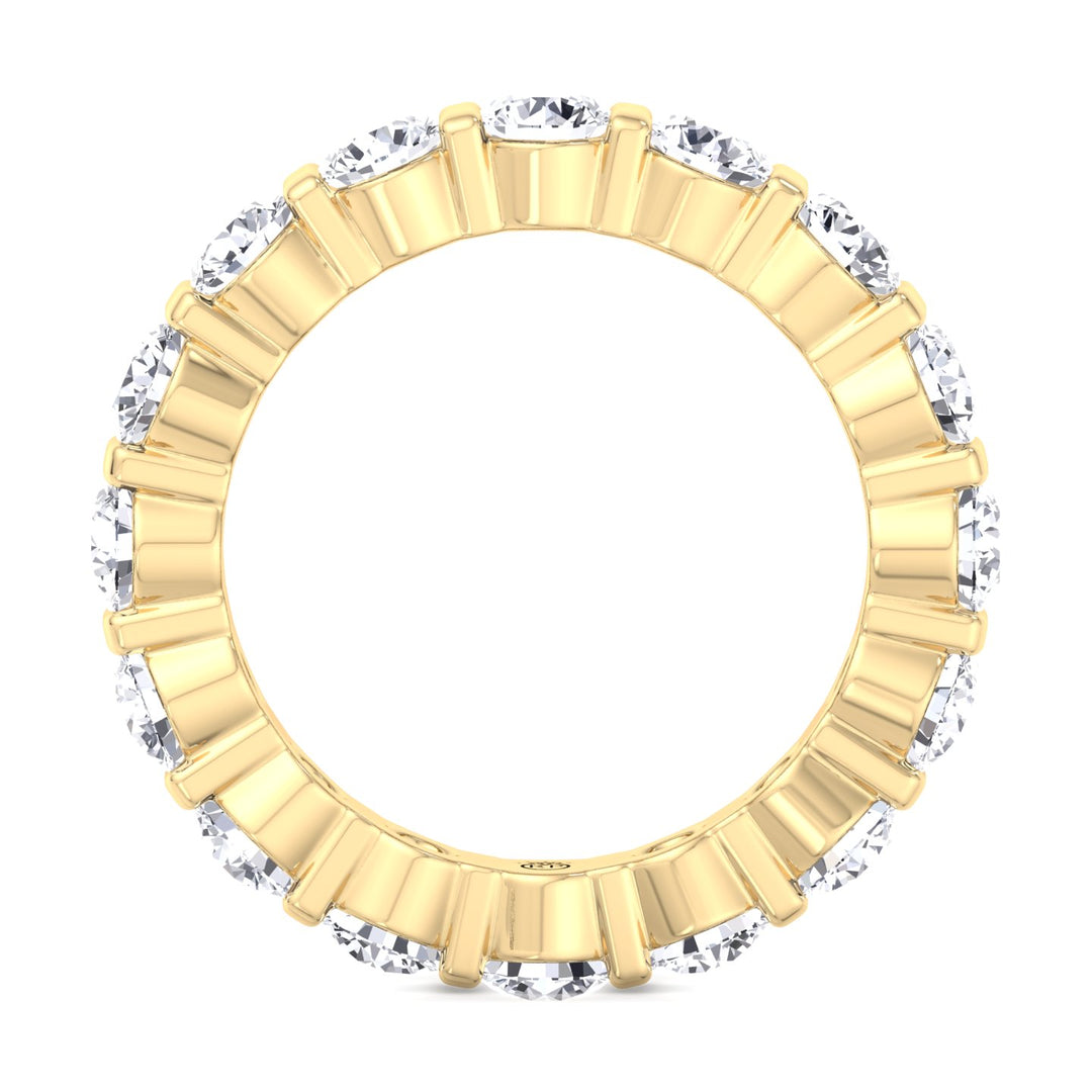 Round Cut Bar Set Eternity Band
