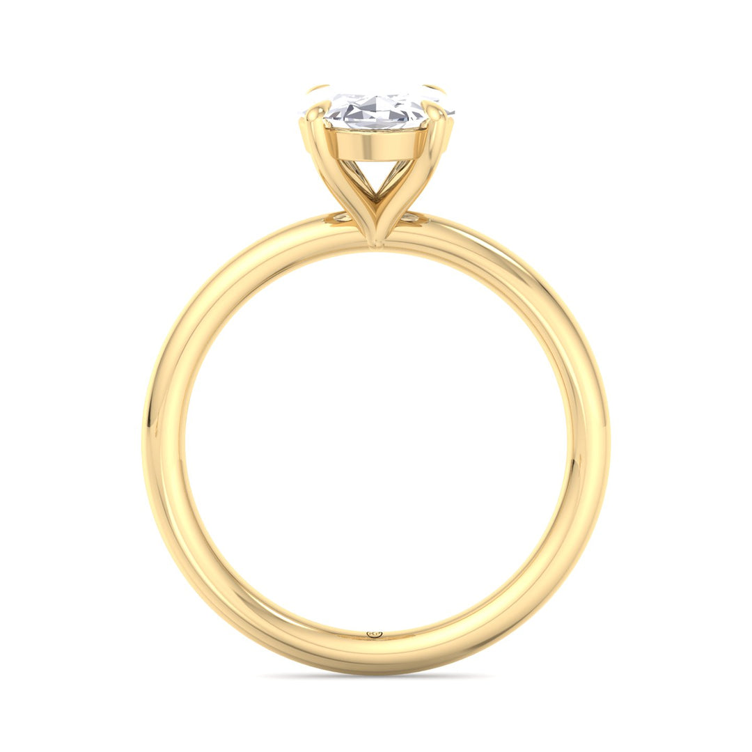 Oval Cut Solitaire Engagement Ring