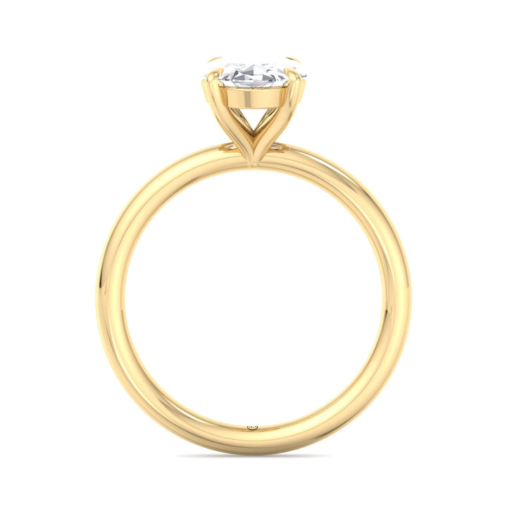 Oval Cut Solitaire Engagement Ring