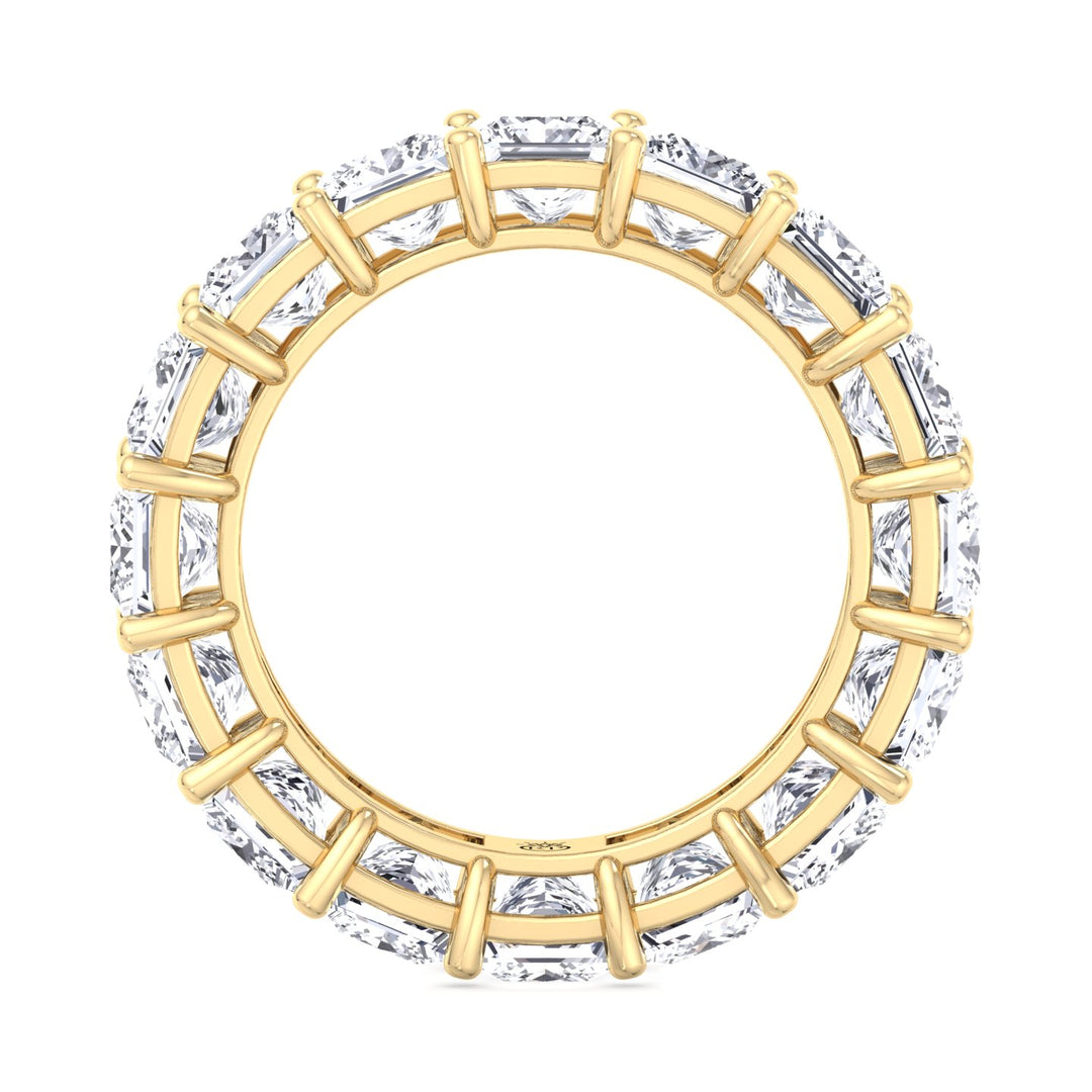 Princess Cut Eternity Band