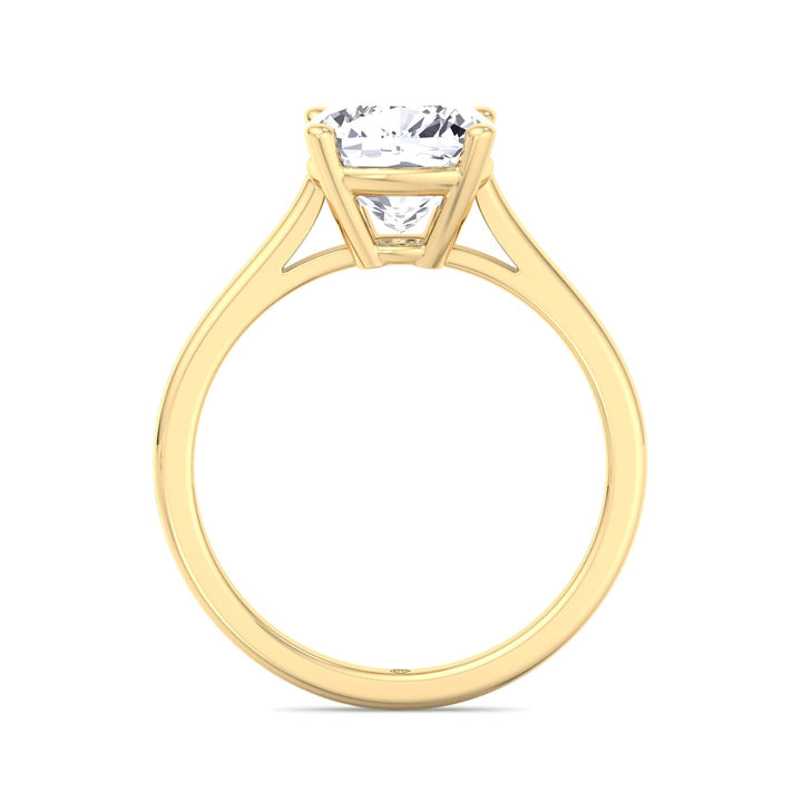 Cushion Cut Solitaire Engagement Ring