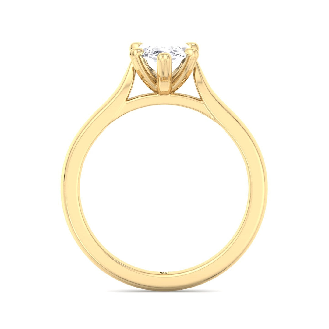 Marquise Cut Solitaire Engagement Ring