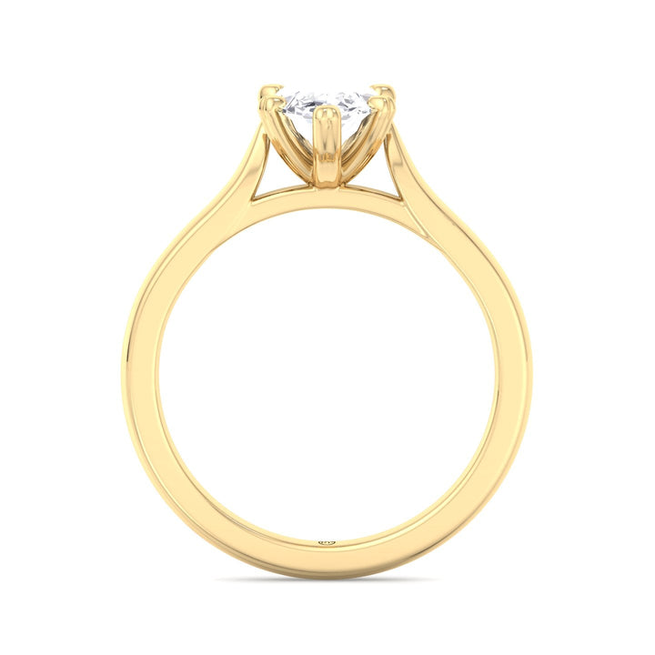 Marquise Cut Solitaire Engagement Ring