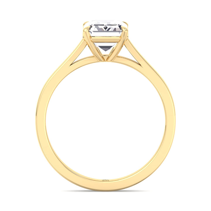 Emerald Cut Solitaire Engagement Ring