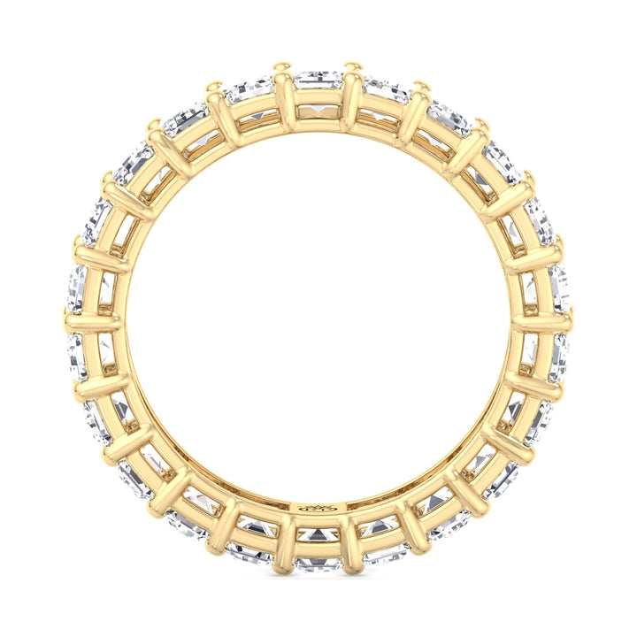 Emerald Cut  Eternity Band