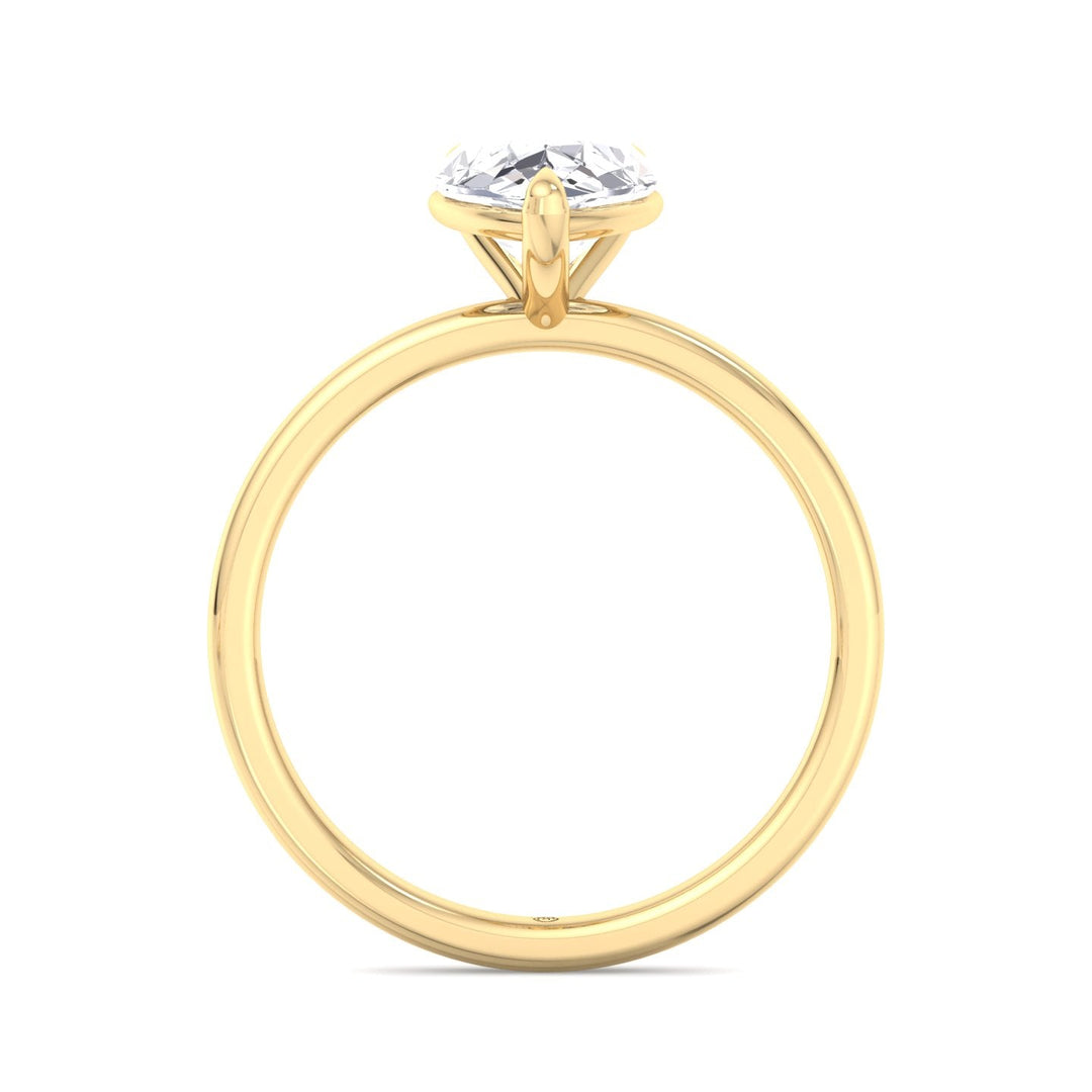Pear Shape   Solitaire Engagement Ring
