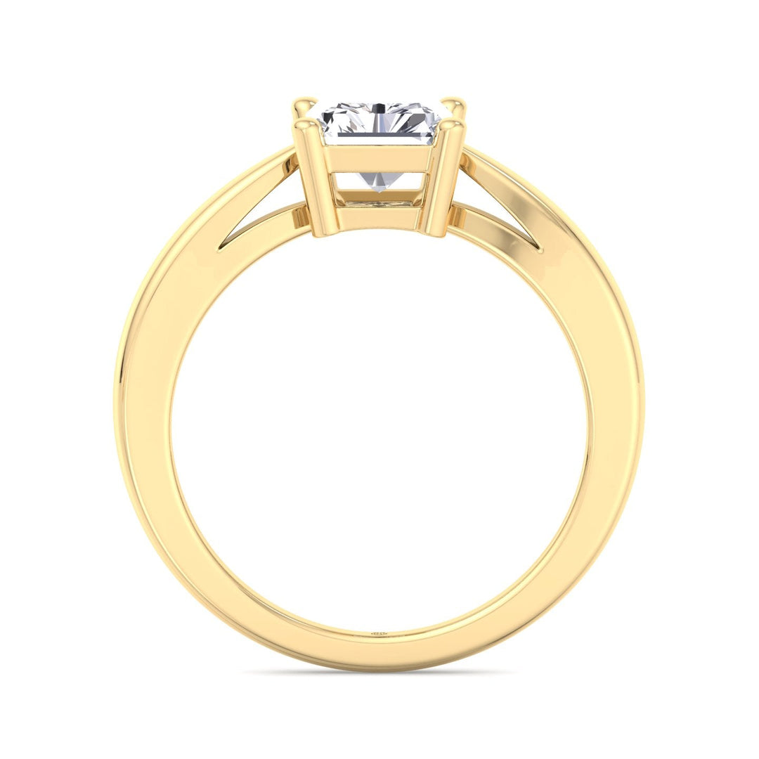 Radiant Cut Solitaire Engagement Ring