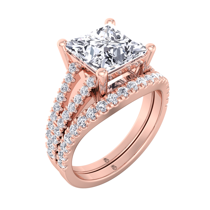 Curved Pave Wedding Band (0.26 CT)