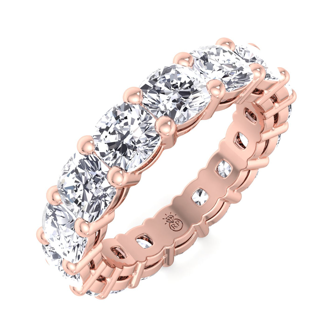 Cushion Cut   Eternity Band