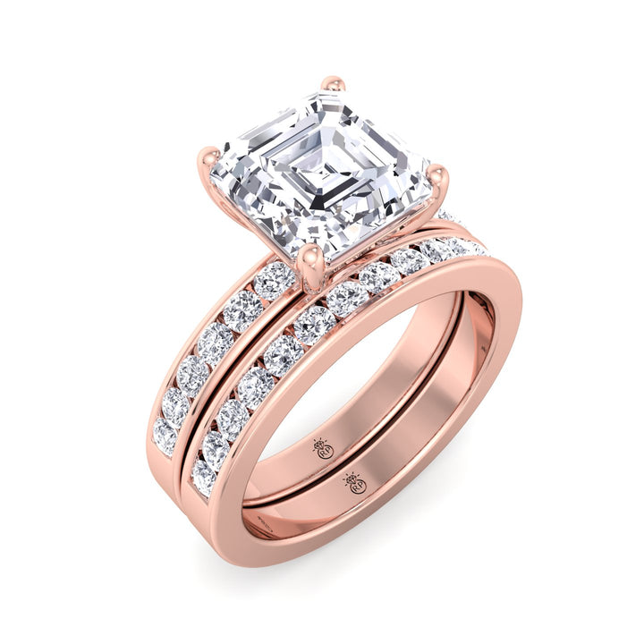 Channel Set Wedding Band (O.65CT)