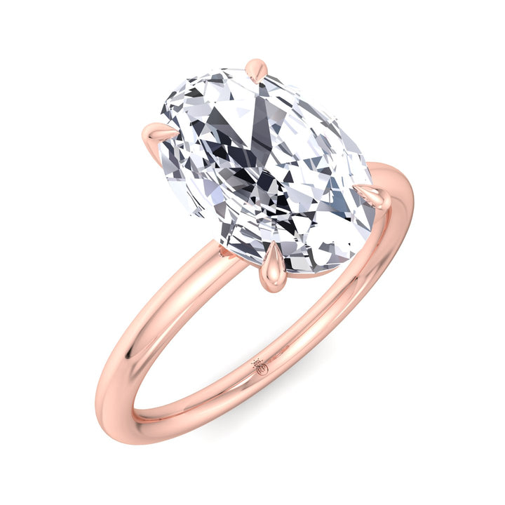 Oval Cut Solitaire Engagement Ring