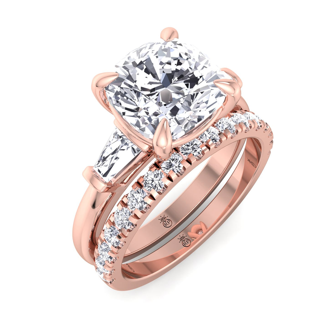 Matching Pave Wedding Band (0.19 CT)