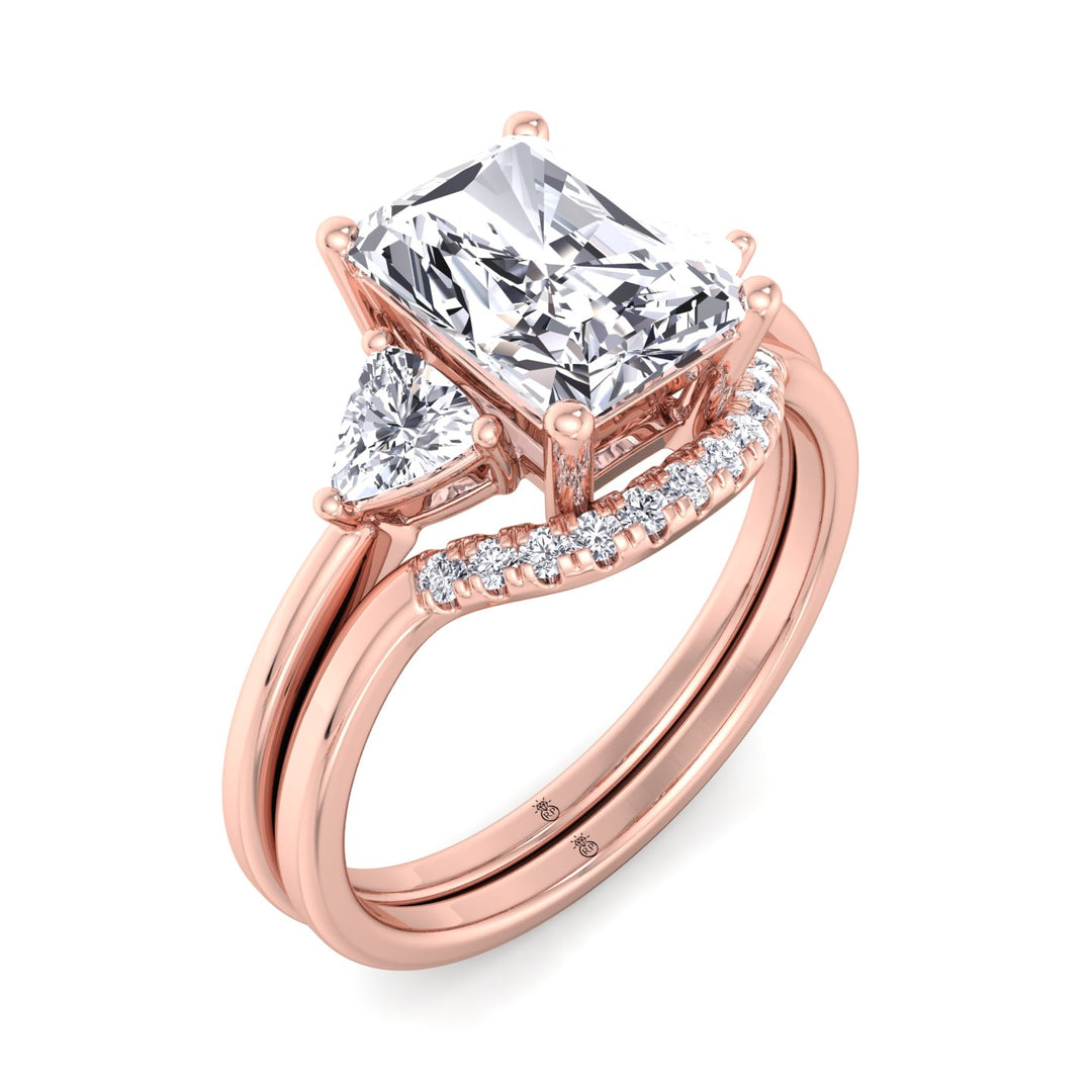 Wedding Band with Curve (0.025 CT)