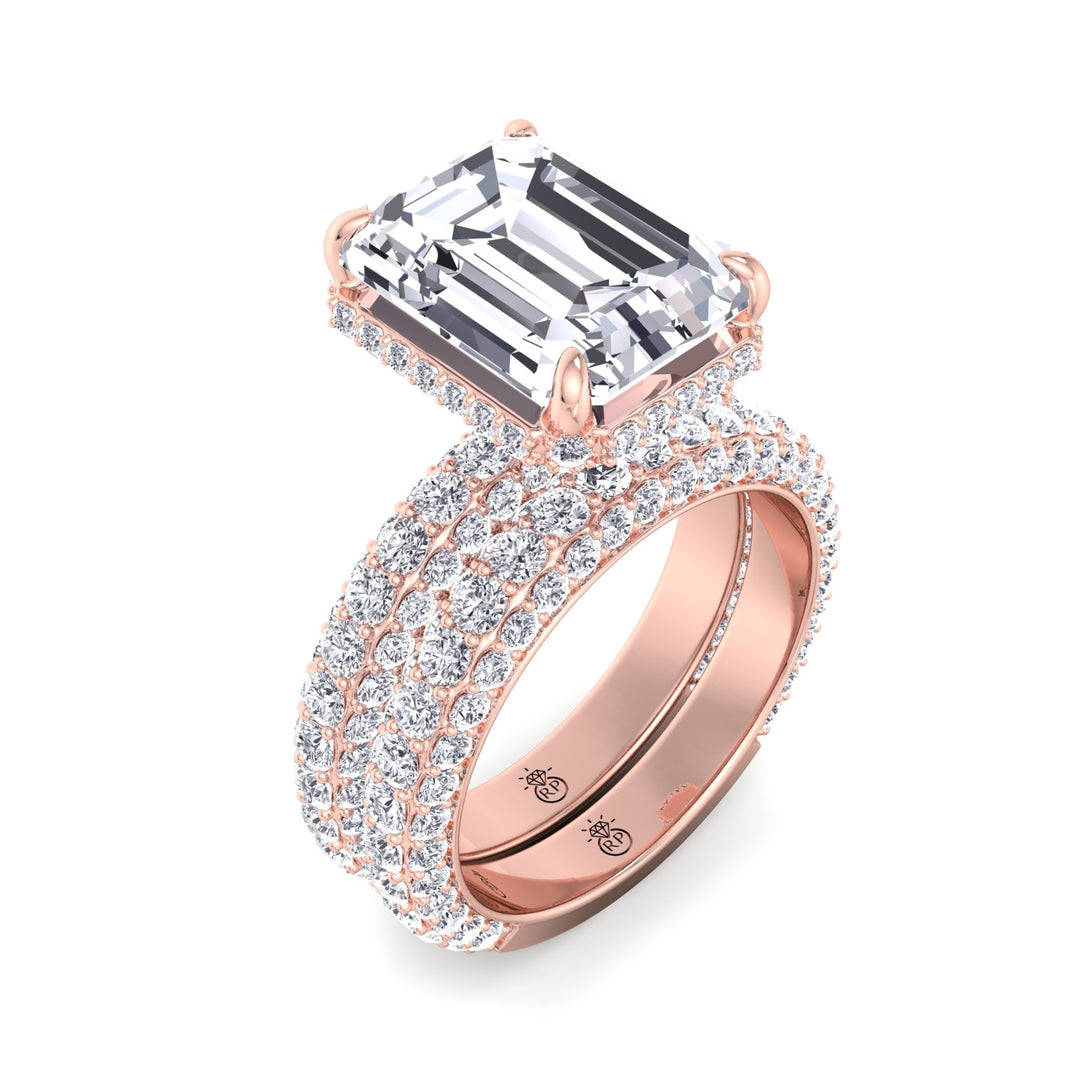 Matching Pave Wedding Band (0.79 CT)
