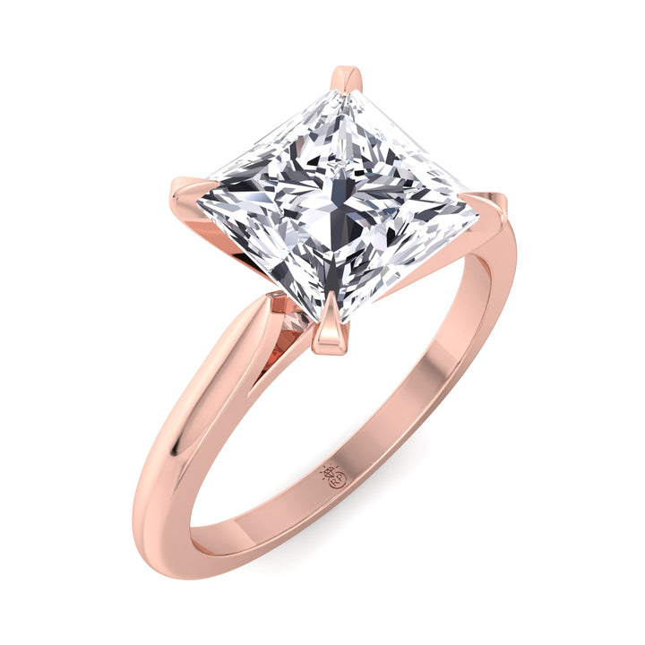Princess Cut Solitaire Engagement Ring