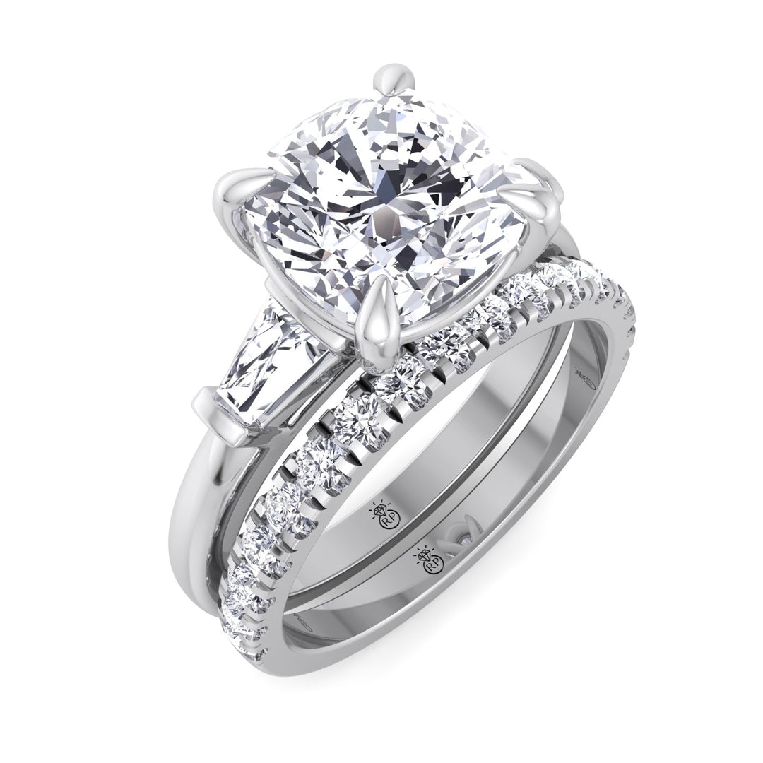 Matching Pave Wedding Band (0.19 CT)