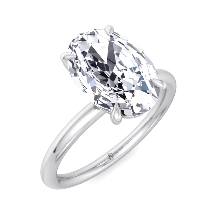 Oval Cut Solitaire Engagement Ring