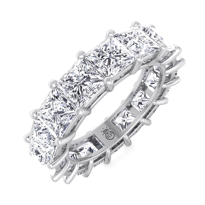 Princess Cut Eternity Band