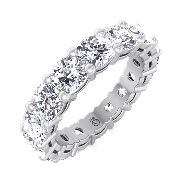 Cushion Cut   Eternity Band