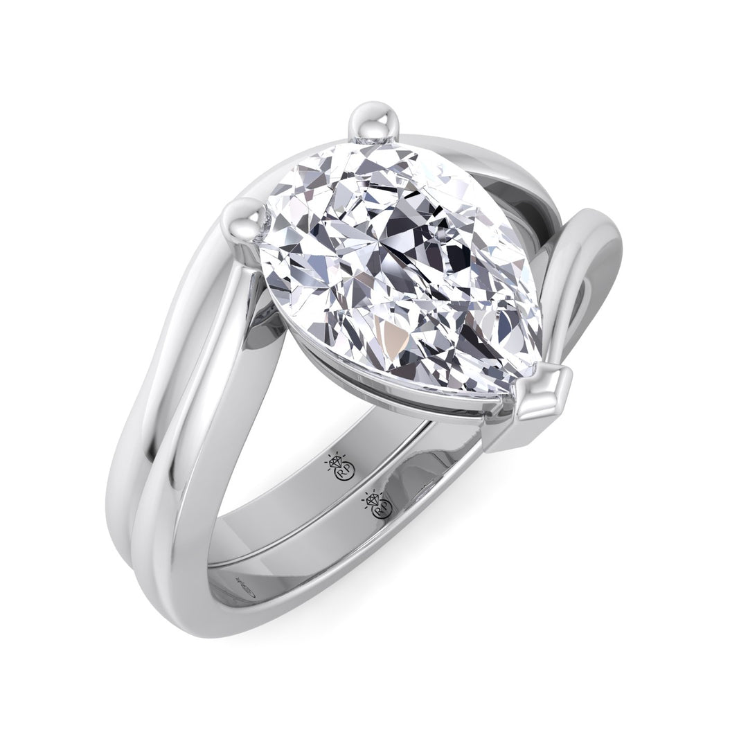 3mm Curved Plain Wedding Band