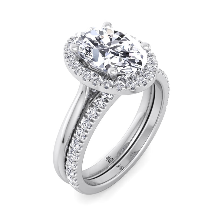 Matching Pave Wedding Band (0.16 CT)