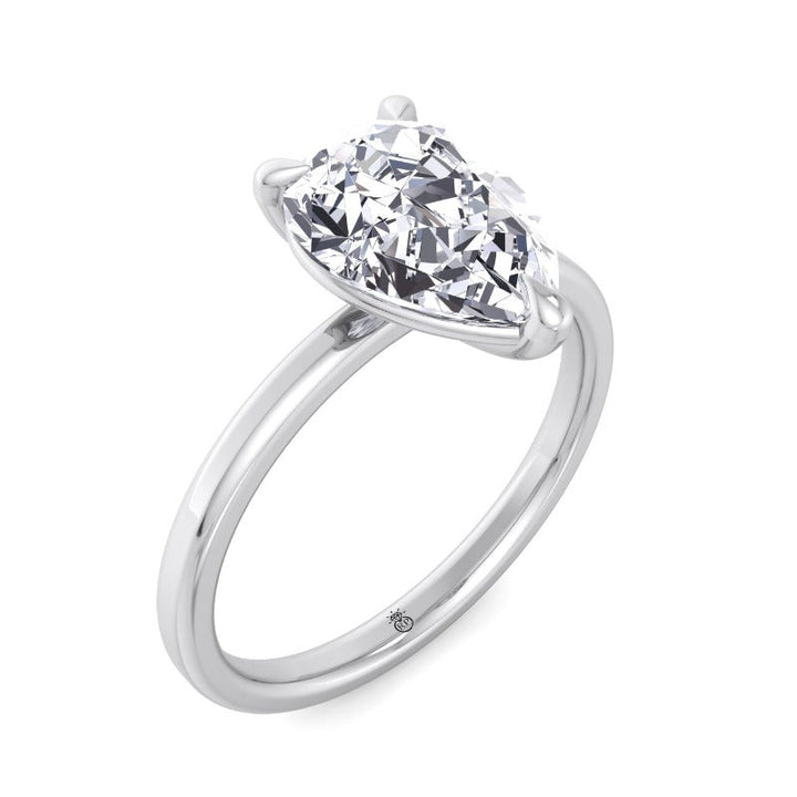 Pear Shape   Solitaire Engagement Ring