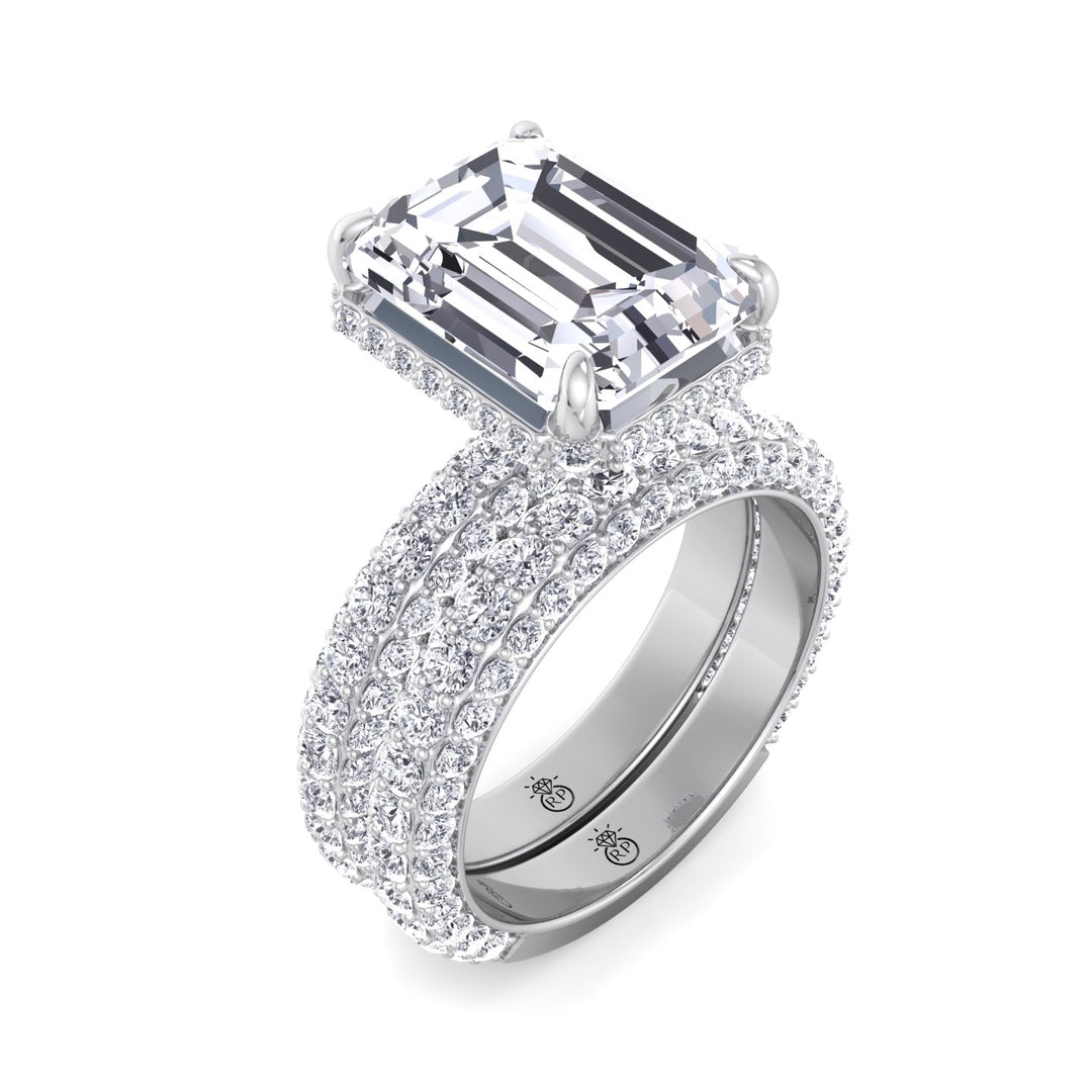 Matching Pave Wedding Band (0.79 CT)