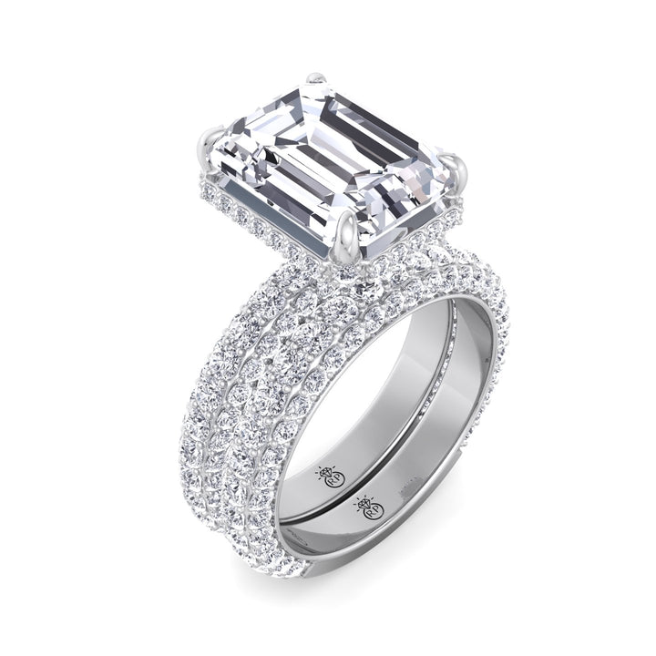 Matching Pave Wedding Band (0.79 CT)