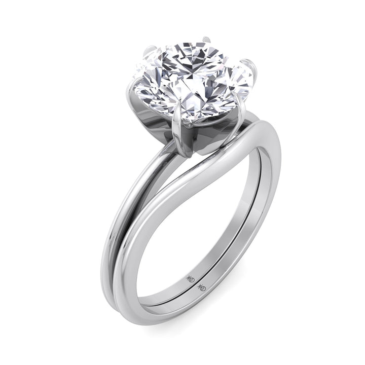 3mm Plain Wedding Band with Curve