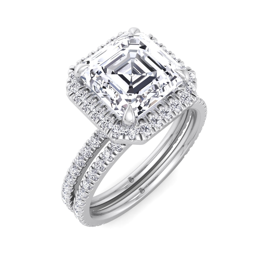 Matching Pave Wedding Band (0.34 CT)
