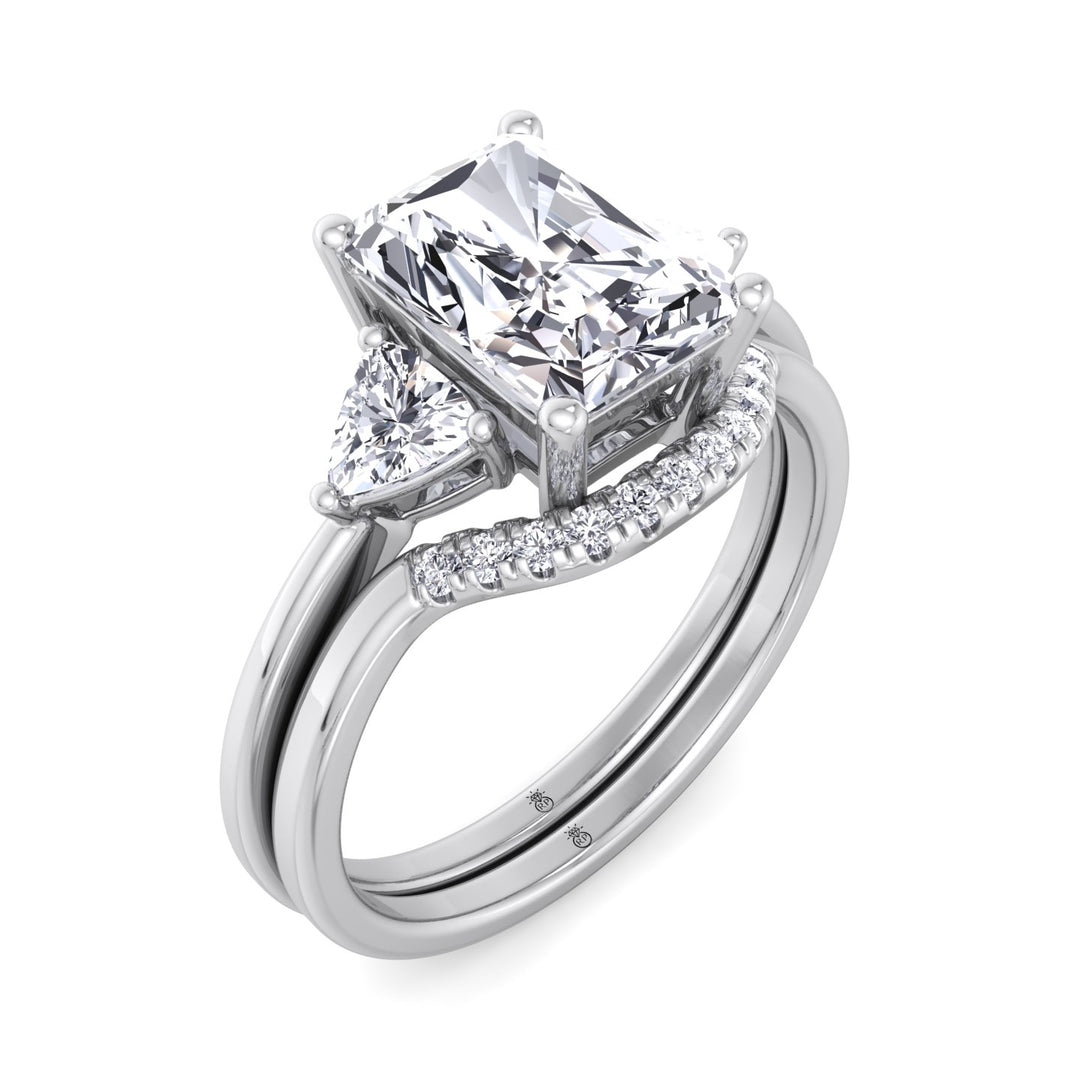 Wedding Band with Curve (0.025 CT)