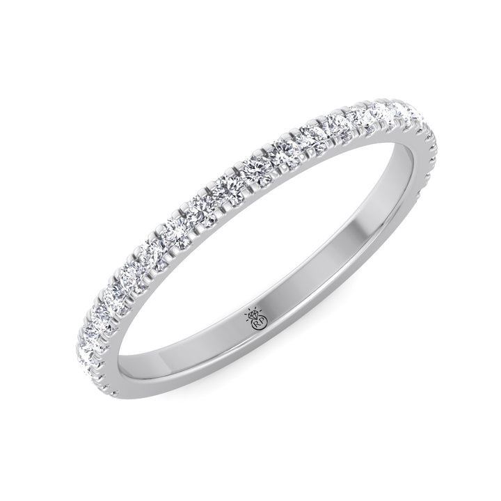 Matching Pave Wedding Band (0.30 CT)