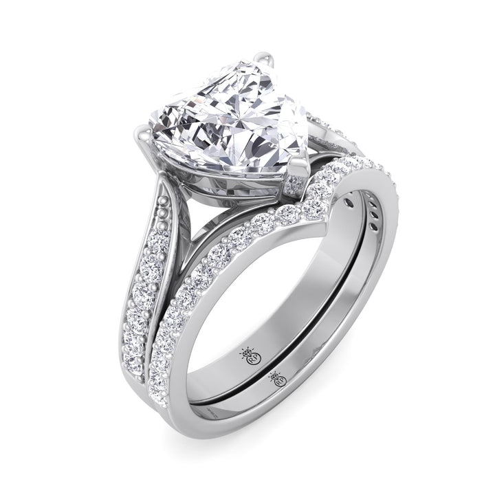 Matching Pave Wedding Band (0.17 CT)